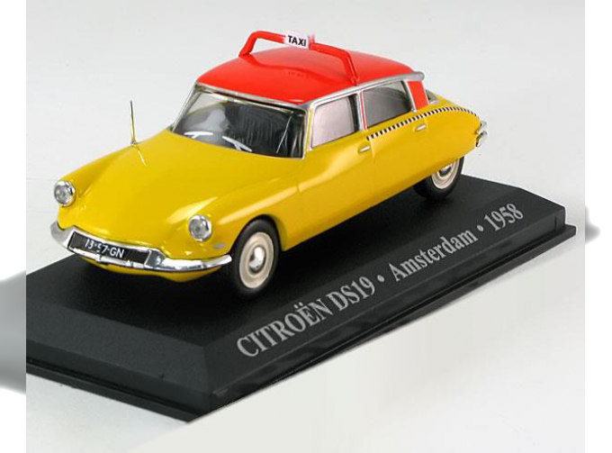 CITROEN DS19 Amsterdam (1958), yellow/orange