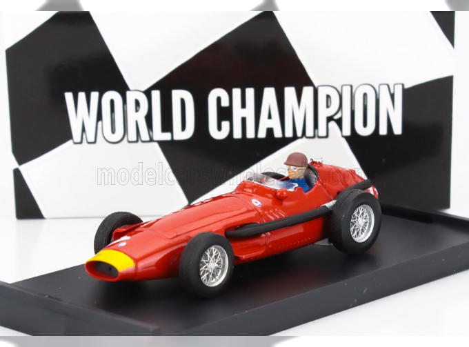 MASERATI F1 250f №1 World Champion Winner Germany Gp (1957) Juan Manuel Fangio - With Driver Figure, Red