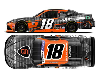 Toyota GR Supra #18 William Sawalich *Soundgear*, black/orange/white 2025