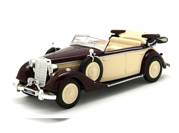 MERCEDES-BENZ 320D (1937), Legendarne Samochody 58, cream / brown