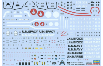 Сборная модель Истребитель VF-0D "MACROSS ZERO" (по мотивам японского аниме-сериала вселенной Макросс)