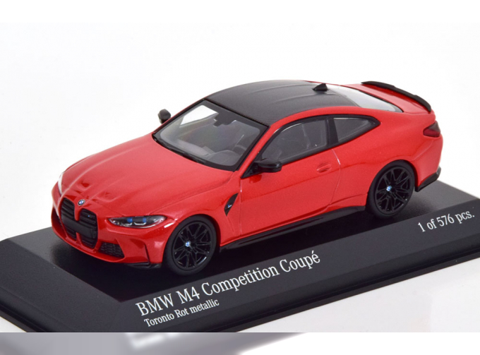 BMW M4 Competition Coupe (2020), lightred-metallic