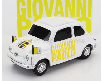 FIAT 500 Papa Giovanni Paolo Ii - Beato Lui, White