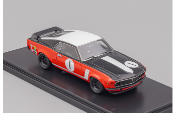 FORD Mustang Boss 302 Trans Am #1 Frank Gardner (1969), red / black / white