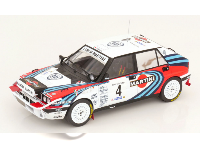 LANCIA Delta Integrale 16v Martini (night Version) N4 Rally Safari (1990) Alessandro Fiorio - Luigi Pirollo, White Blue Red