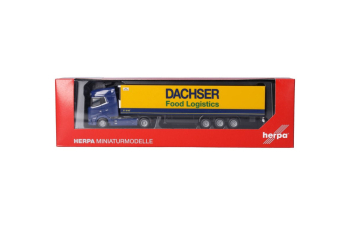 DAF XG+ Dachser Intelligent Logistics, blue / yellow