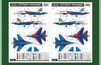 Сборная модель Авиация S-27 Flanker B - Russian Knights