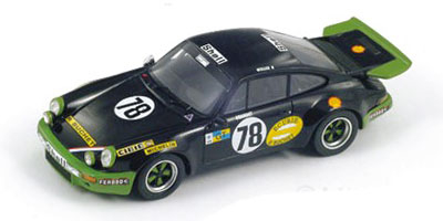 PORSCHE 911 Carrera RSR №78 Le Mans (Bob Wollek - Cyril Grandet) 1975, black