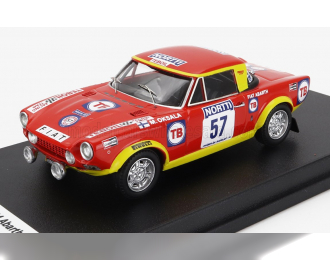 FIAT 124 Abarth (night Version) №57 Rally 1000 Lakes (1974) Marketta Oksala - Terttu Aho, Red Yellow