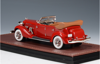 AUBURN 851 SuperCharged Phaeton (открытый) (1935), Red