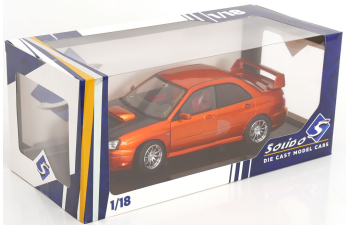 SUBARU Impreza WRX STI (2003), orange-metallic flat black