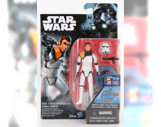 STAR WARS Rebels Kanan Jarrus In Stormtrooper Disguise Figure Cm. 10.0, White