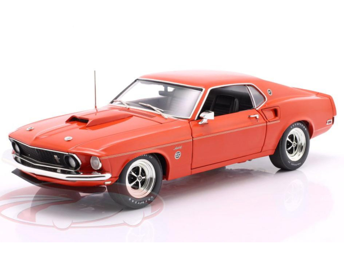 FORD Mustang 600 Coupe (1969), red / orange