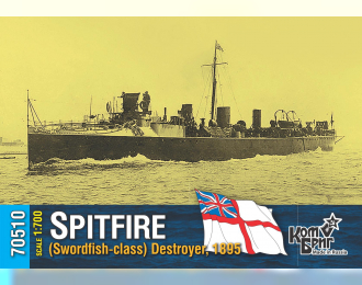 Сборная модель Эсминец HMS Spitfire (Swordfish-class) Destroyer, 1895