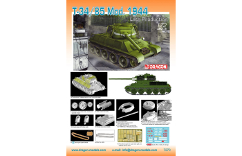 Сборная модель Танк T34/85 Mod.1944 Late Production