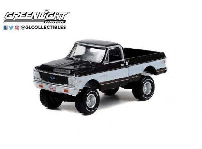 CHEVROLET K10 4X4 Pick-up (Lot #1027) (1972) Gray/White/Black Interior