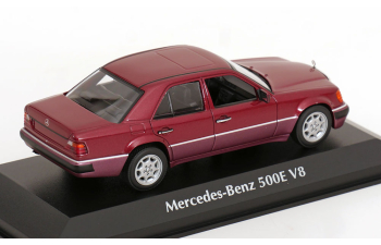 MERCEDES-BENZ E-class 500e V8 (W124) (1991), red metallic