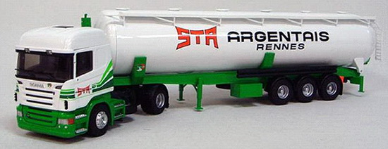 SCANIA SERIE R420 с полуприцепом-цистерной 'STA ARGENTAIS', White