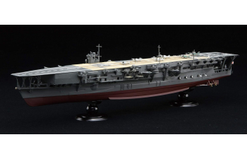 Сборная модель Японский авианосец Kaga Full Hull Model, модель полного корпуса с деревянной палубой и фототравленными деталями