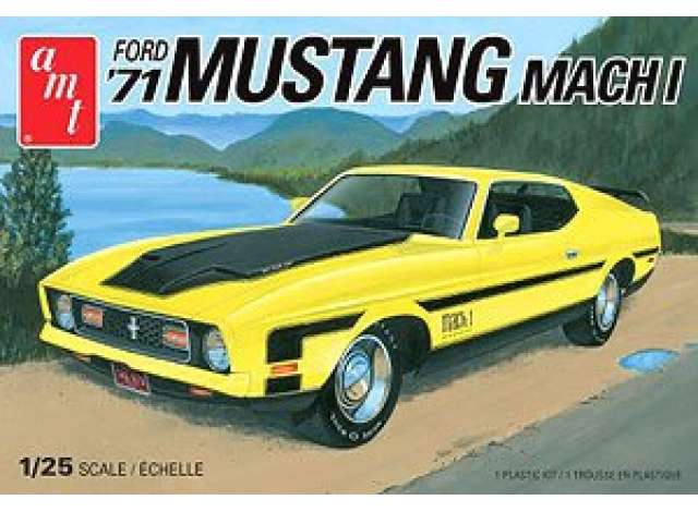 Сборная модель Ford Mustang Mach I, plastic modelkit 1971
