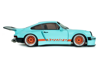 PORSCHE 911 KS-R by Khyzyl Saleem (2026), Gulf livery (light blue) / orange)