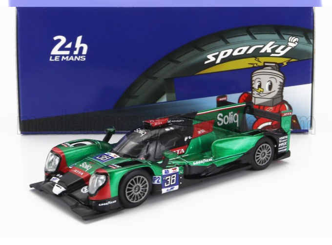 ORECA Gibson 07 Gk428 4.2l V8 Team Jota N38 Winner Lmp2 Class 24h Le Mans (2022) R.Gonzales - A.f.da Costa - W.Stevens, Green Black