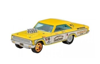 PLYMOUTH Belvedere 426 Wedge (1963) red/white/blue +DODGE Coronet (1965), yellow/white