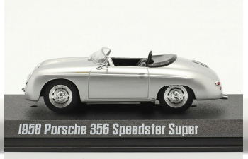 PORSCHE 356 Speedster Super 1958 Silver Metallic
