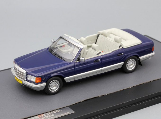 MERCEDES-BENZ 380SEL Caruna (W126) HRH Prinses Juliana 1984 Blue