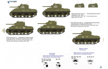 Декаль M4A2 Sherman in Red Army Part I