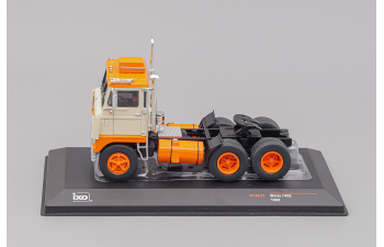 WHITE 7400 Tractor Truck 2-assi (1960), orange / creme