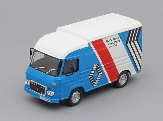 RENAULT Saviem SG2 Assistance Alpine (1973), blue / white