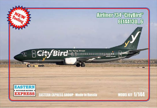 Сборная модель Авиалайнер 737-400 CityBird
