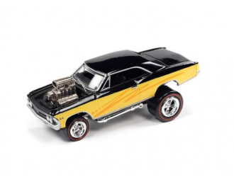 CHEVROLET Chevelle Zinger (1966), black/yellow