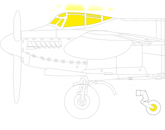 Маска окрасочная Mosquito B Mk. XVI