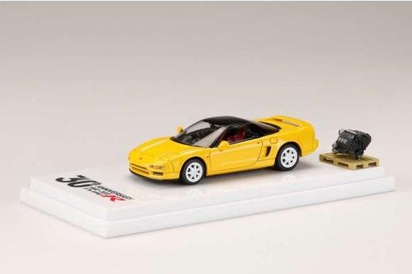 HONDA NSX (NA1) with Engine Display Model Type R 30th Anniversary (1994), indy yellow pearl