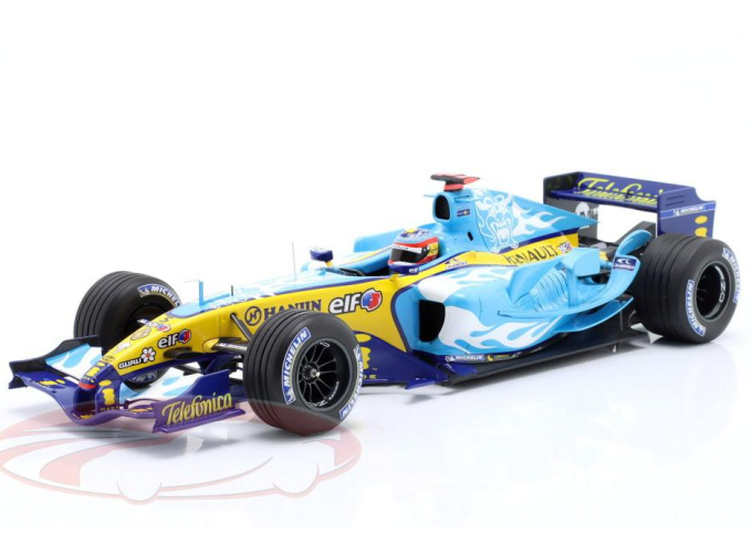 RENAULT R25 #5 2nd Belgian GP Formula 1 World Champion Fernando Alonso (2005)