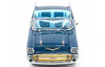 CHEVROLET Bel Air Convertible (1957), blue