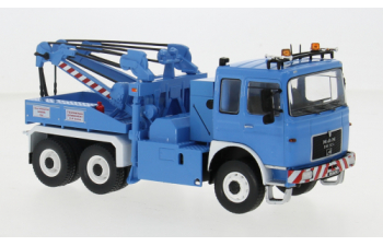 MAN F8 26.281 tow truck (эвакуатор), blue