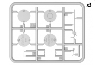 Сборная модель Бочки FUEL & OIL DRUMS 1930-50s