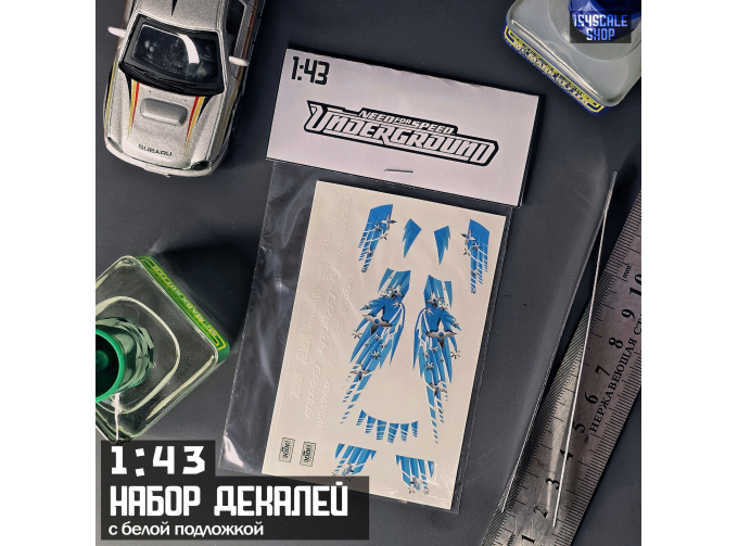 Декаль Need for Speed Underground 1 Mitsubishi Eclipse Intro