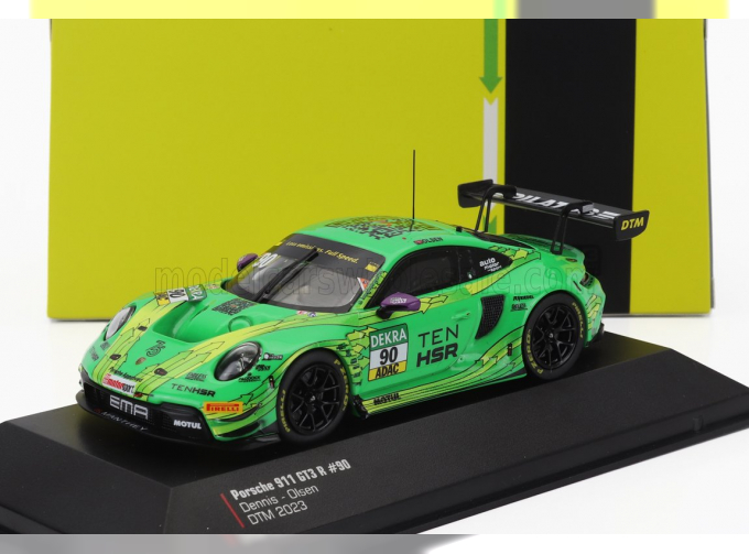 PORSCHE 911 992 Gt3 R Team Manthey Racing №90 Dtm Season (2023) Thomas Preining, Green Yellow