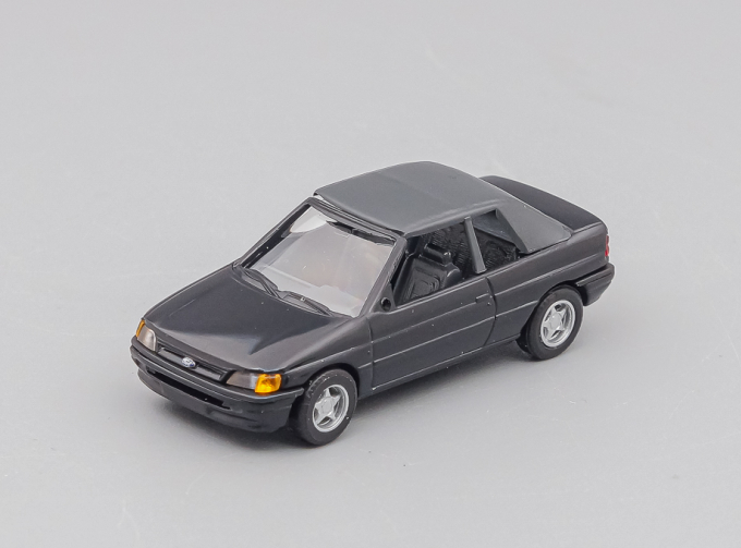 FORD Escort '91 Cabrio, top up, black / black gray