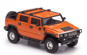 Набор из 3-х моделей: HUMMER H2 черный, оранжевый и SUT оранжевый