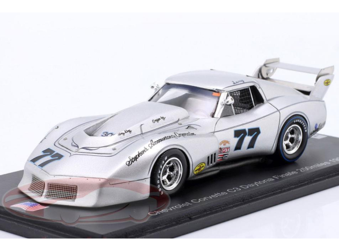 CHEVROLET Corvette C3 #77 Daytona final 205 miles Larry Stephens (1981)