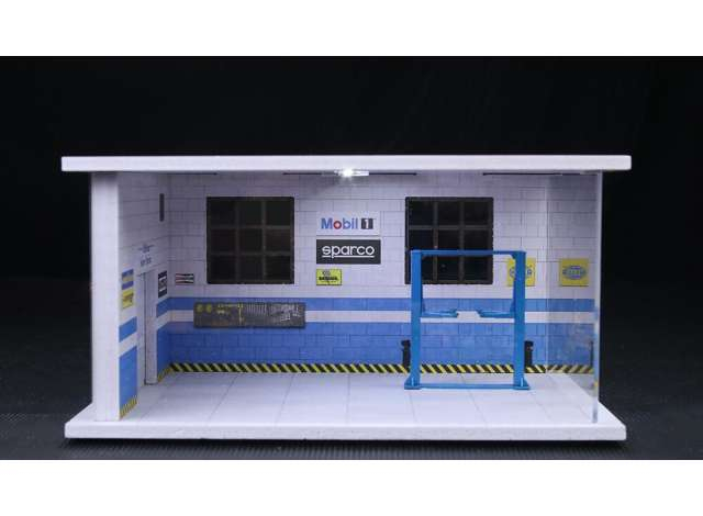 Diorama *D-workshop with light*, various