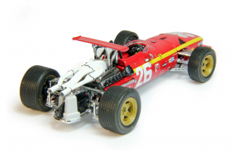 FERRARI 312 F1 #26 Winner French GP Rouen (1968), red