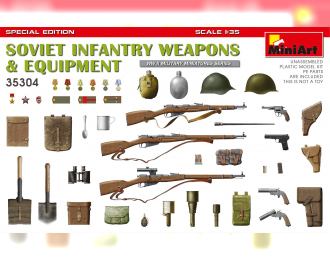 Сборная модель SOVIET INFANTRY WEAPONS & EQUIPMENT. SPECIAL EDITION