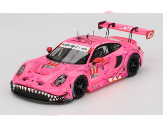 PORSCHE 911 992 Gt3 R Team Ao Racing №77 Imsa Road America (2024) Laurin Heinrich - Julien Andlauer, Pink