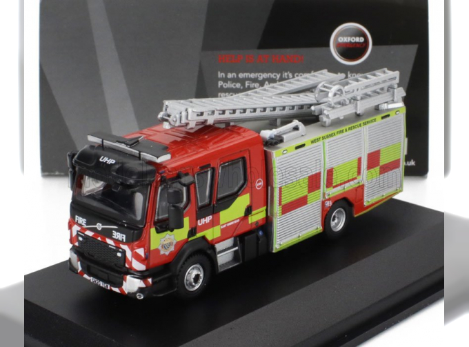 VOLVO FL Tanker truck Fire Emergency (2018), red/yellow/silver